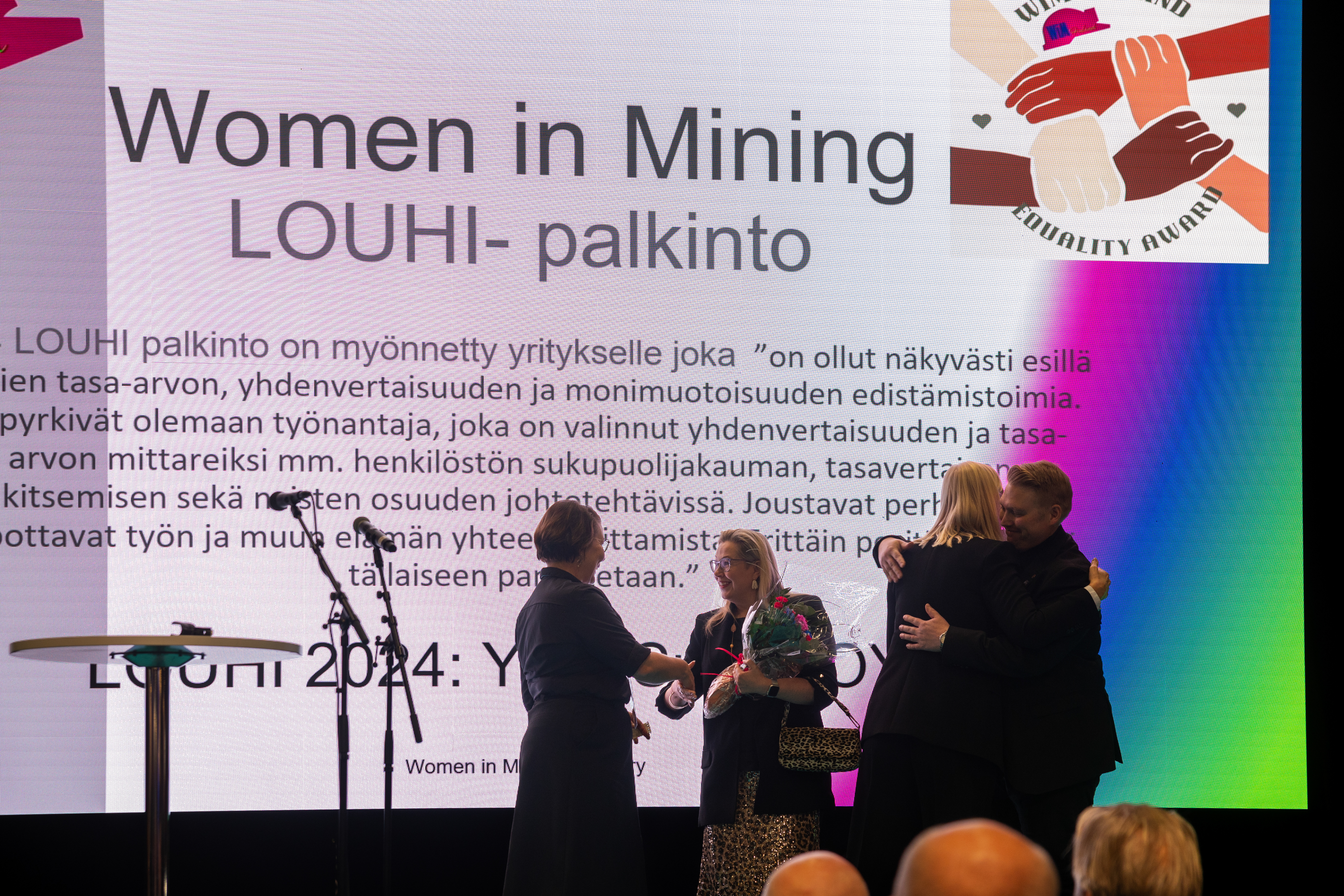Louhi-palkinto jaettiin FinnMateria-messujen avajaisillassa 