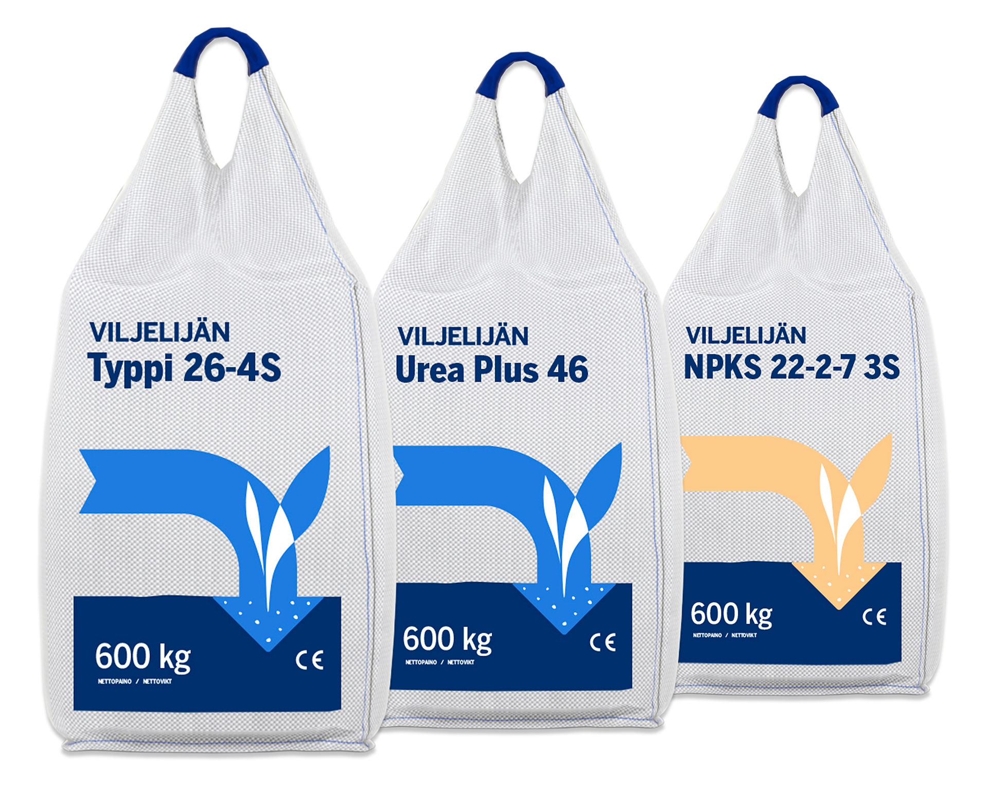 Viljelijän Bernerin lannoitesäkkejä