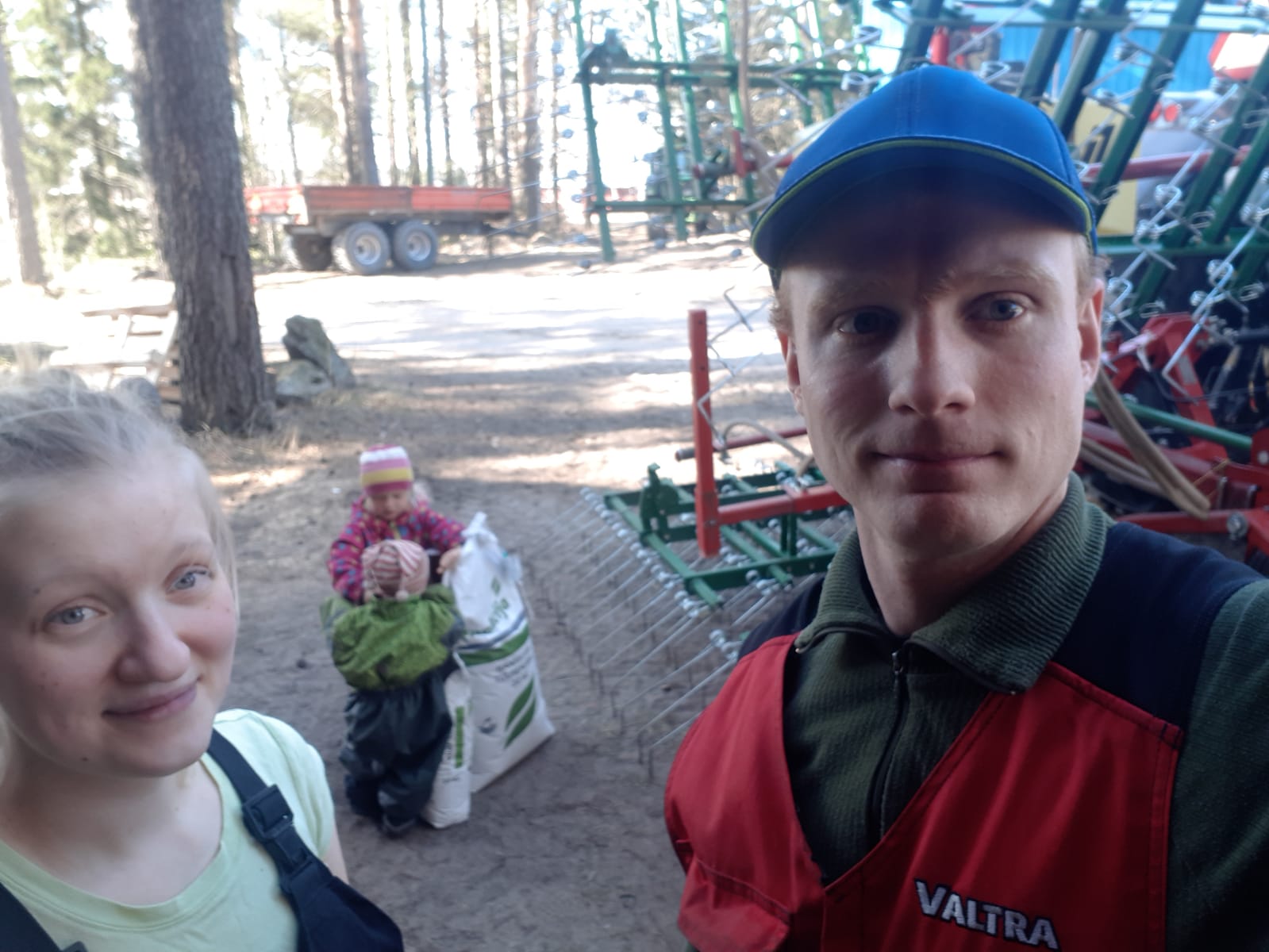 Annakaisa ja Matti Aspila Siiverinmäen tila