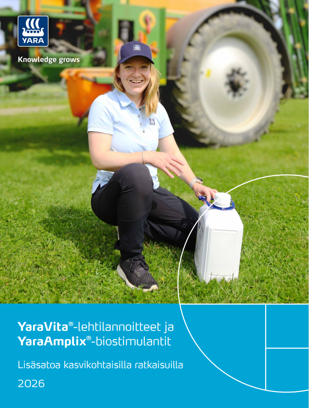 YaraVita® ja YaraAmplix® –opas lehtilannoitukseen