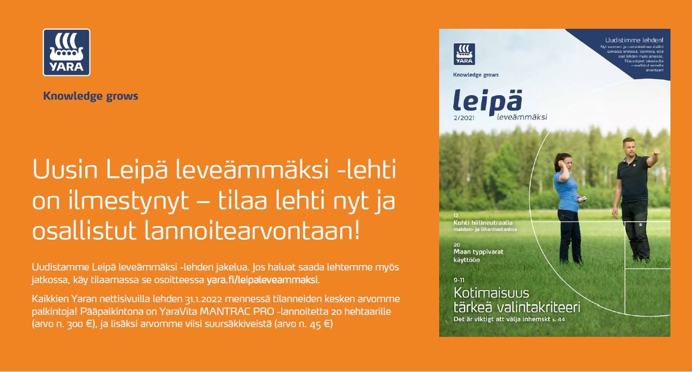 Leipä leveämmäksi 2/2021 on ilmestynyt!