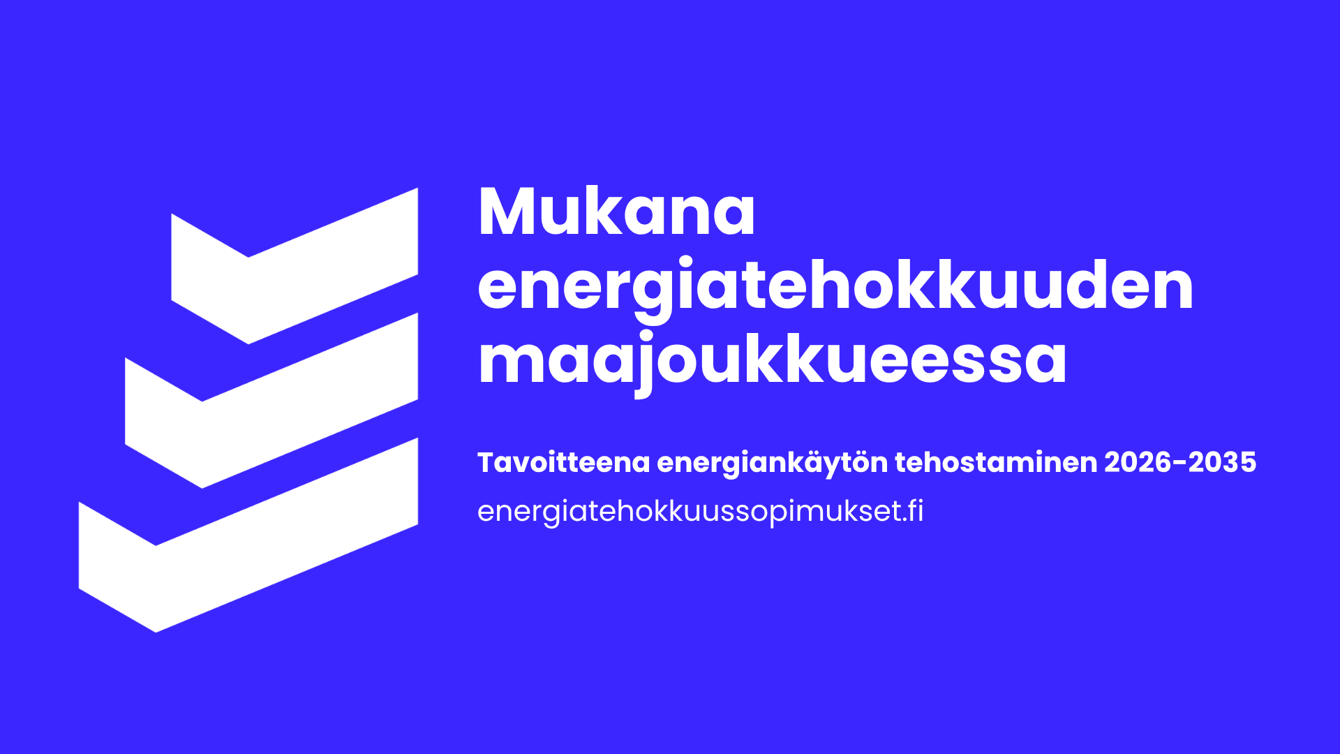 Energiatehokkuussopimuksen logobanneri